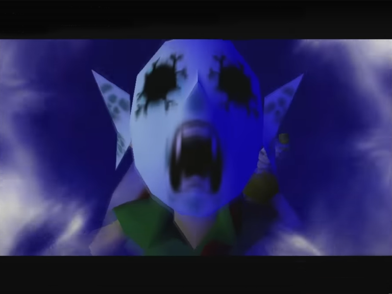 仮面をつける際はちょっと演出が怖い