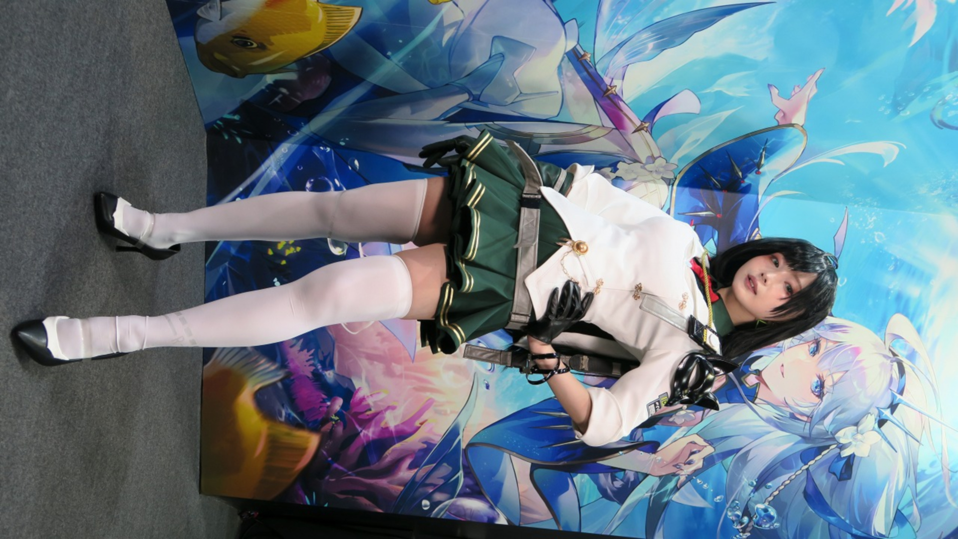 フォトスポットではコスプレイヤー撮影イベントが行なわれており、凛夜、フィオナ、嵐、ネメシスに扮したコスプレイヤー達と撮影することができる