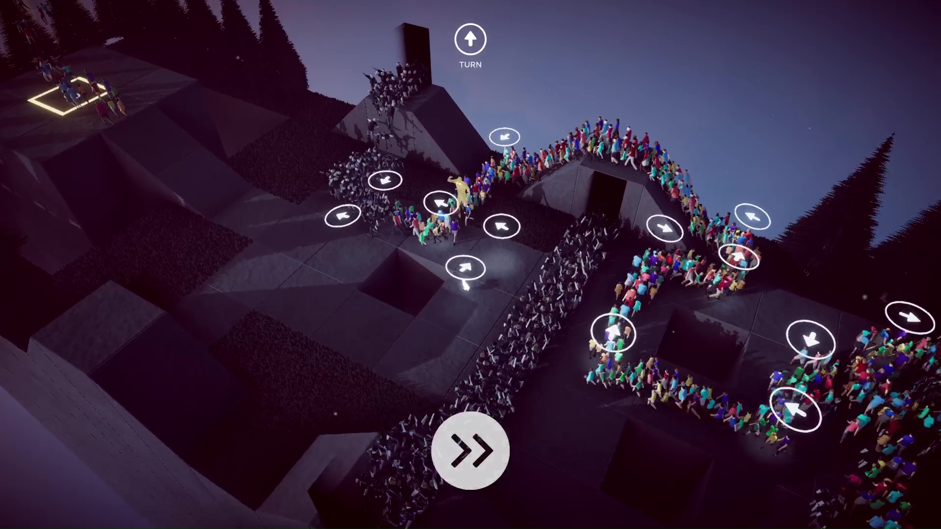 OTHERSは色が違うのですぐにわかる。群衆がGOLDYに触れると現れることもある