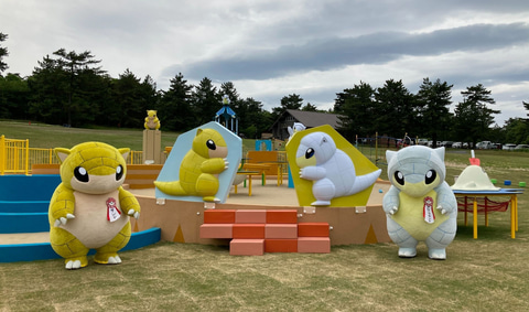 ポケモン公園「サンド公園」が「チュウブ鳥取砂丘こどもの国」内に本日