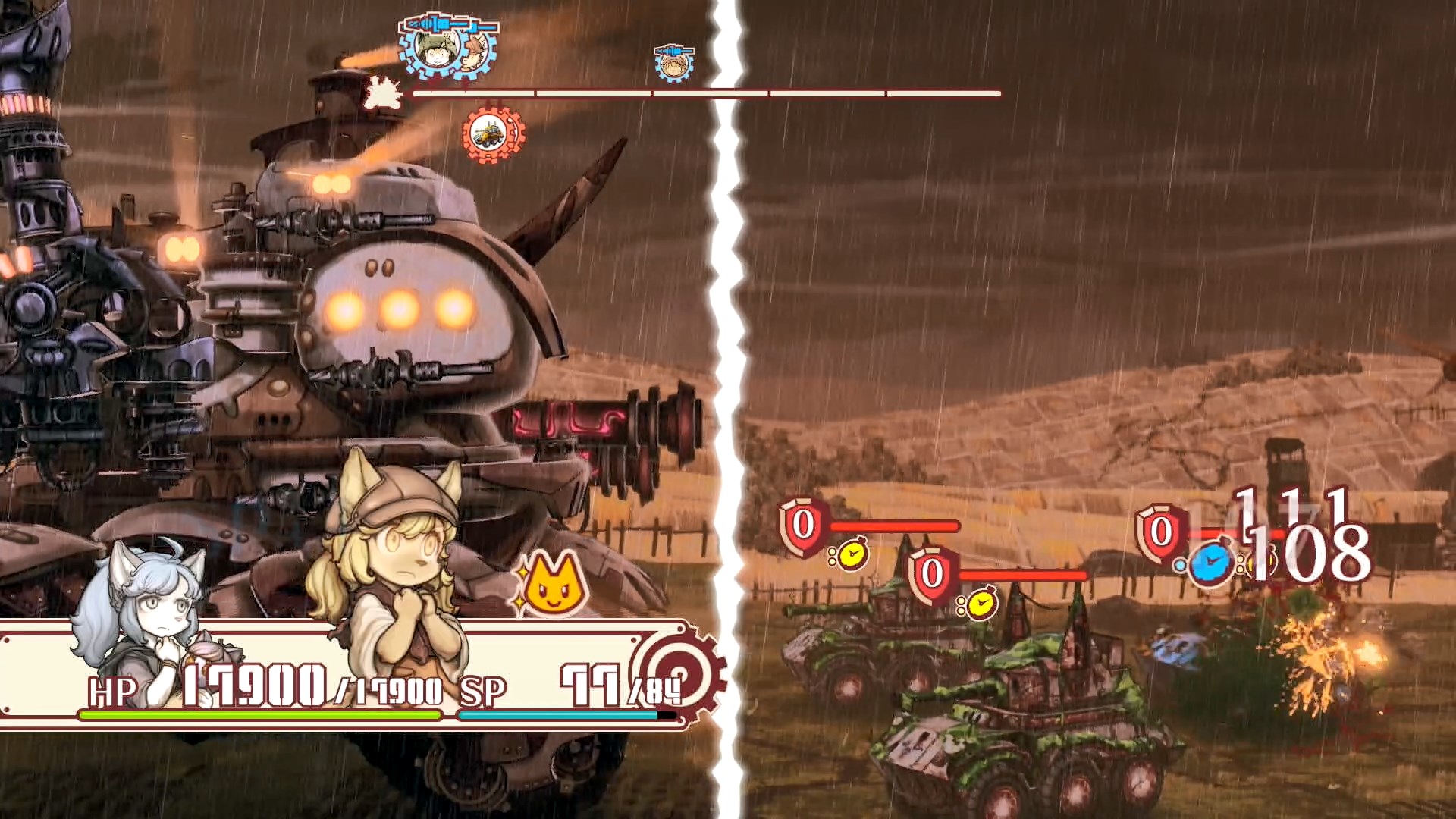 「戦場のフーガ2」は超巨大戦車で敵と戦い、ストーリーを進めていくドラマティックシミュレーションRPG