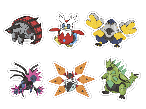 ポケモン」ニャオハやホゲータなどのステッカーが5月20日よりポケセン