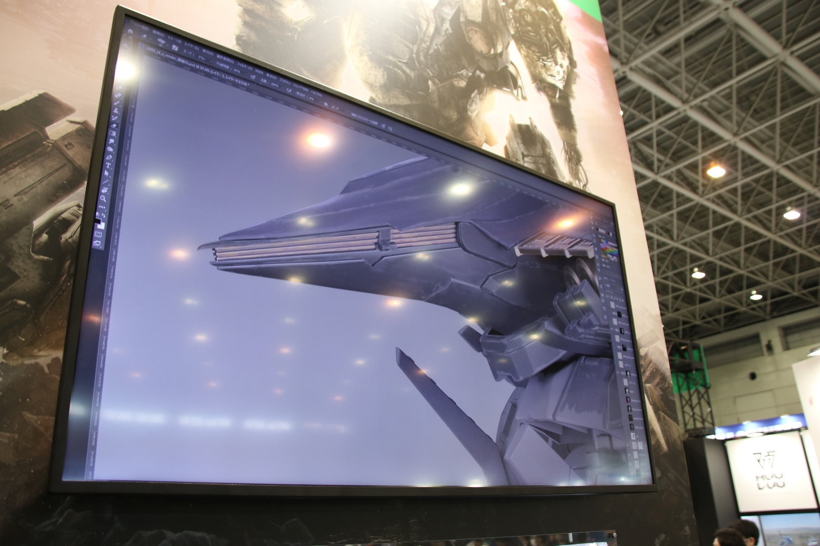 塗装の剥がれ具合から複眼のライトの表現まで隙なく丁寧に描き込まれている