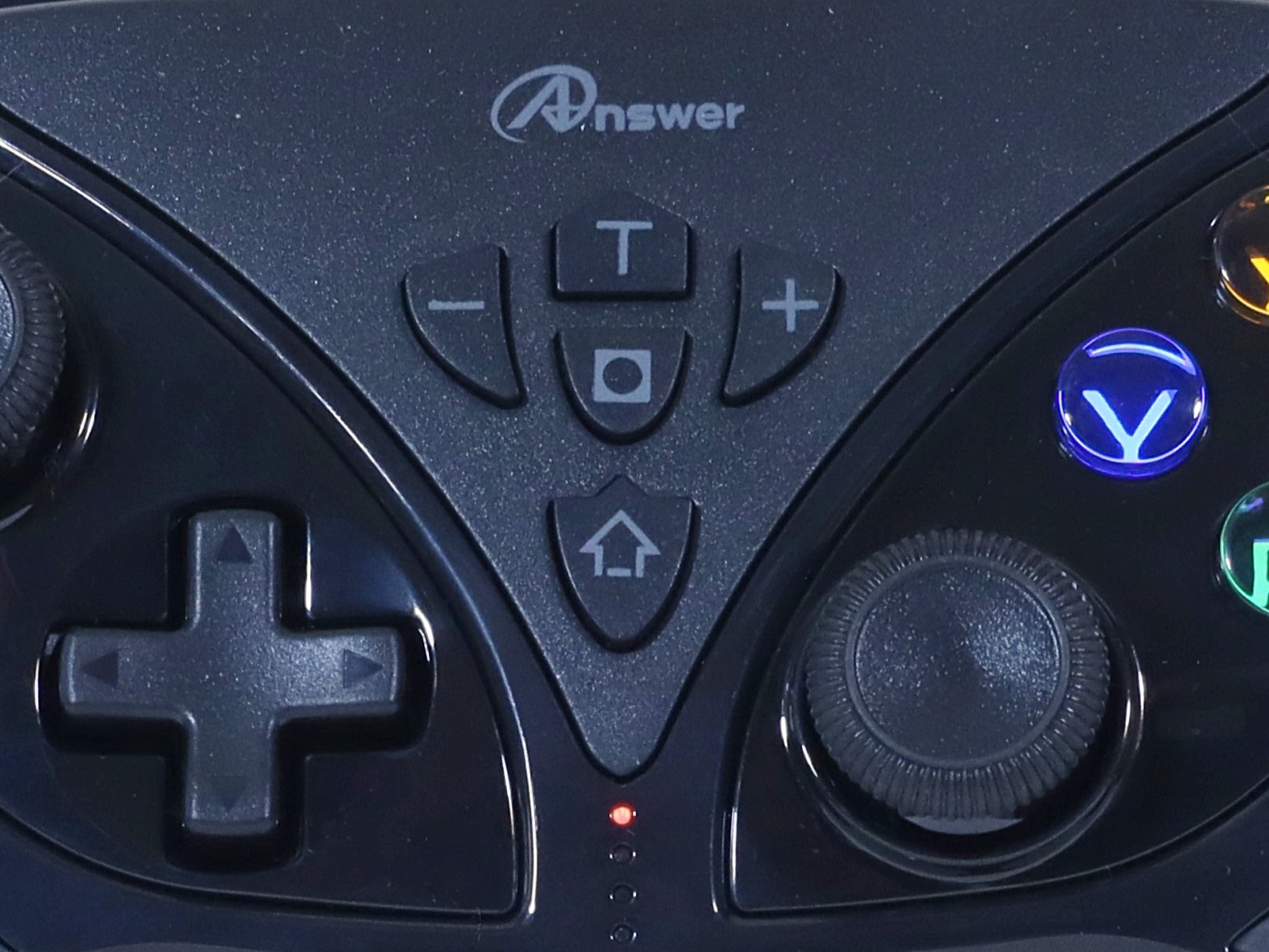 連射は「T(TURBO)」ボタン（中央上）で設定できる