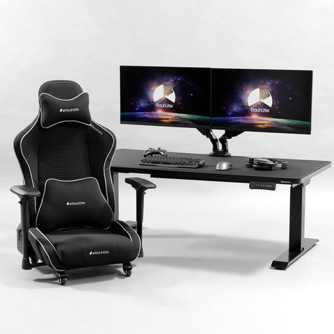 高身長でも快適!! バウヒュッテ、ゲーミングチェア「G-571」と座椅子