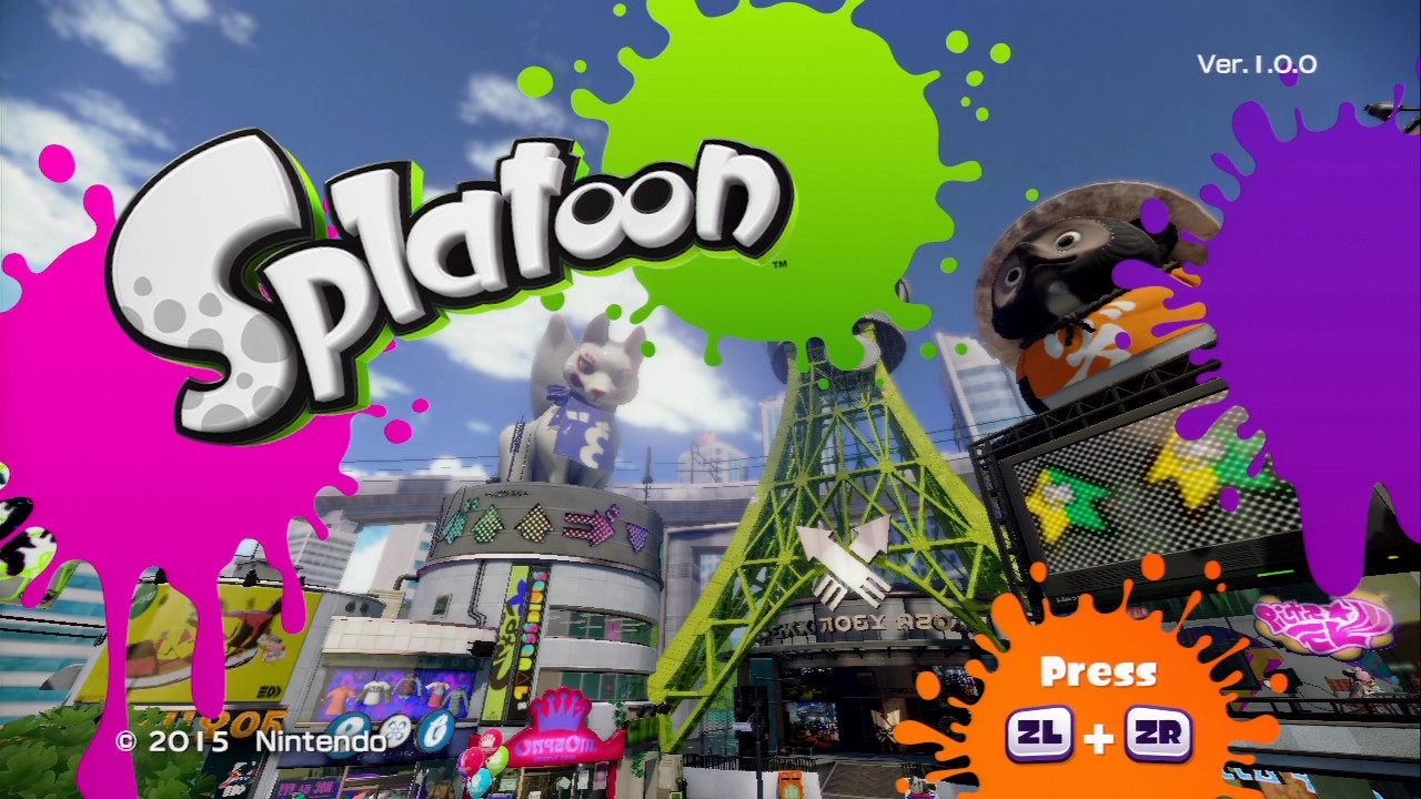 2014年に発表された初代「スプラトゥーン」