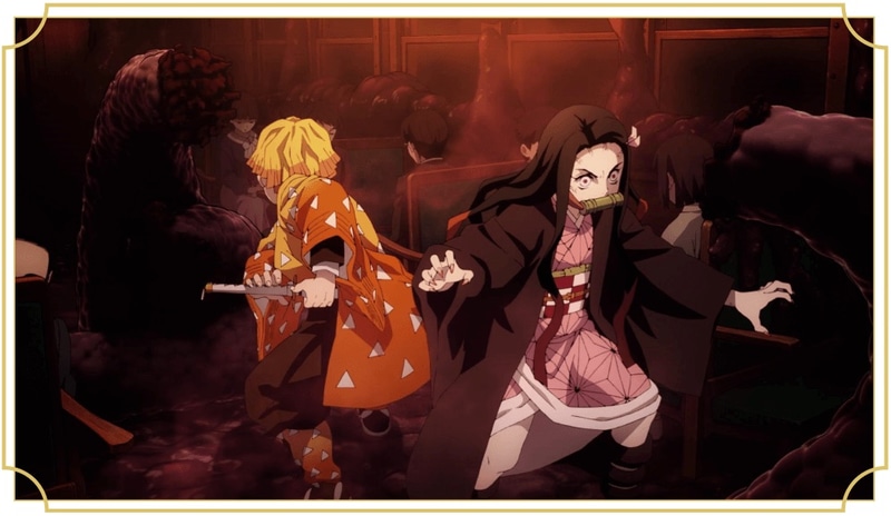 浸食された列車