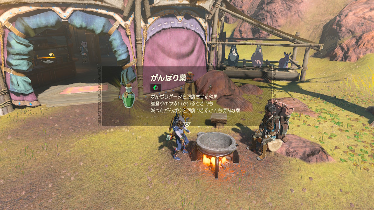 戦う機会が多いので、必然的にボコブリンの素材は増える。料理して薬に還元するのがベスト