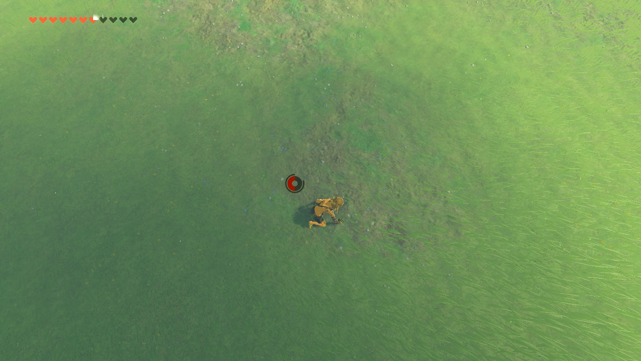 本来、高い場所から落下するとこのようにダメージを受けてしまう