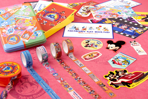 東京ディズニーリゾート、Tシャツやぬいぐるみなど40周年記念の新