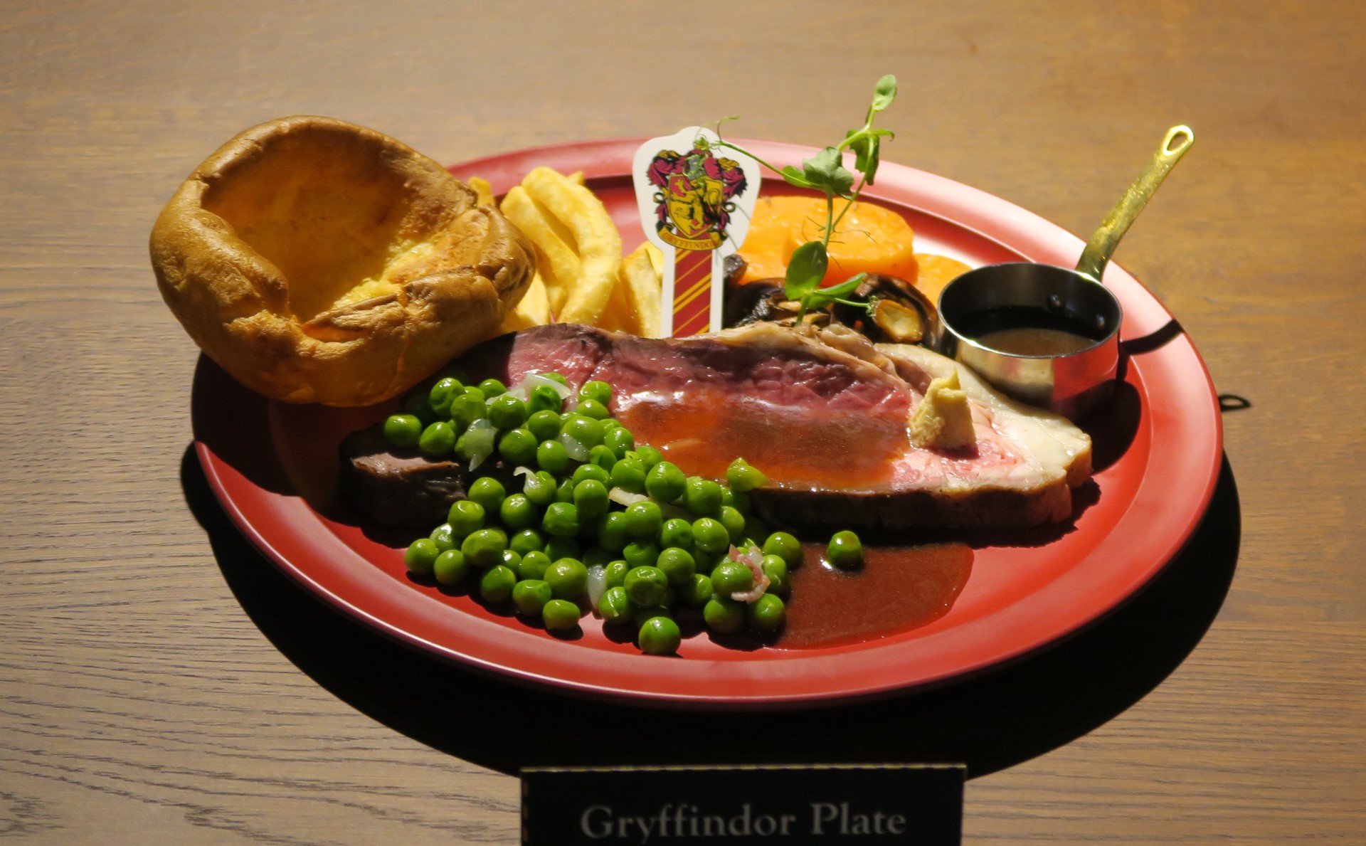 グリフィンドール　プレート（ローストビーフ）ドリンク付き 価格：3,200円