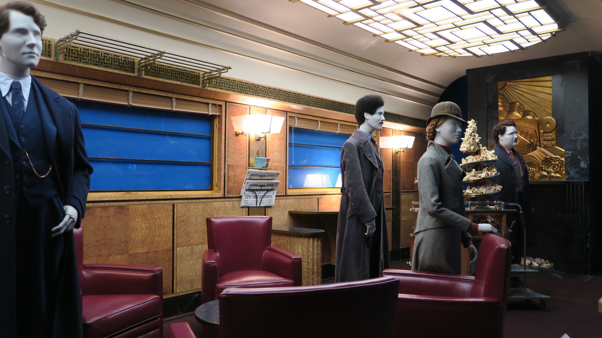 スタジオツアー東京限定の「The Great Wizarding Express（ザ・グレート・ウィザーディング・エクスプレス）」車内