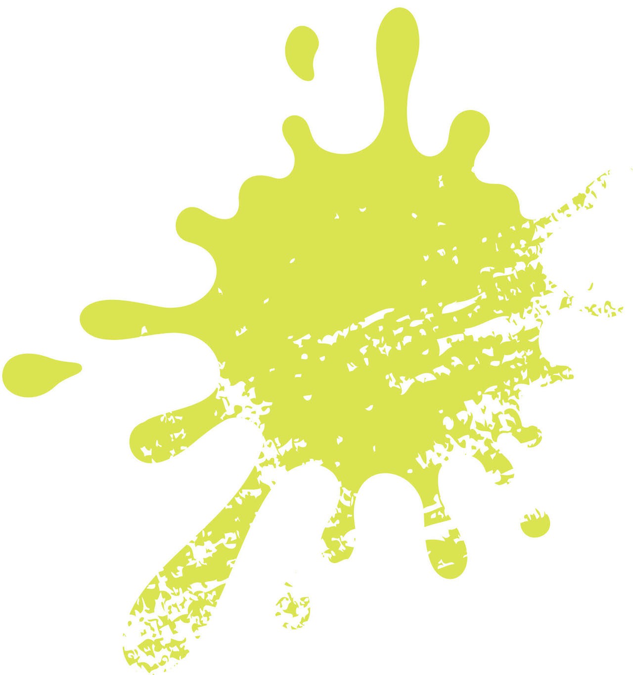 インク型ステッカー（イエロー）