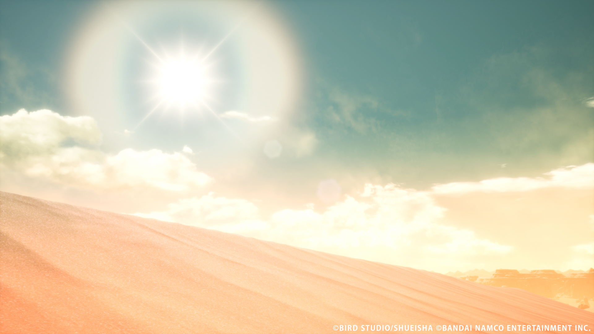 屋外では、時間の経過と共に見える表情も刻一刻と変化していく要素も盛り込まれている。砂漠の“暑さ”も、しっかりと表現