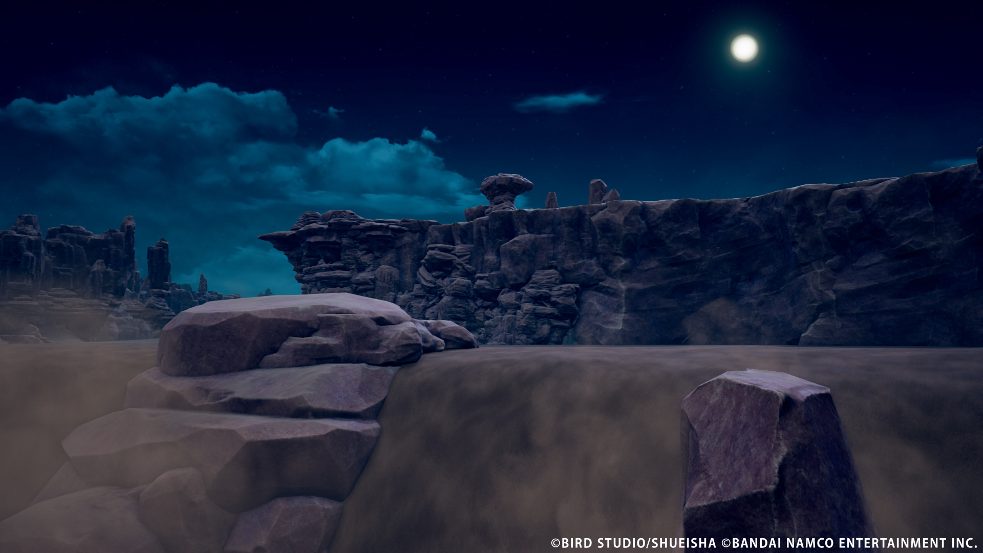 屋外では、時間の経過と共に見える表情も刻一刻と変化していく要素も盛り込まれている。砂漠の“暑さ”も、しっかりと表現