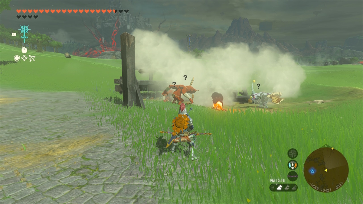 ケムリダケを使用すれば敵はこちらの姿を見失ってくれる