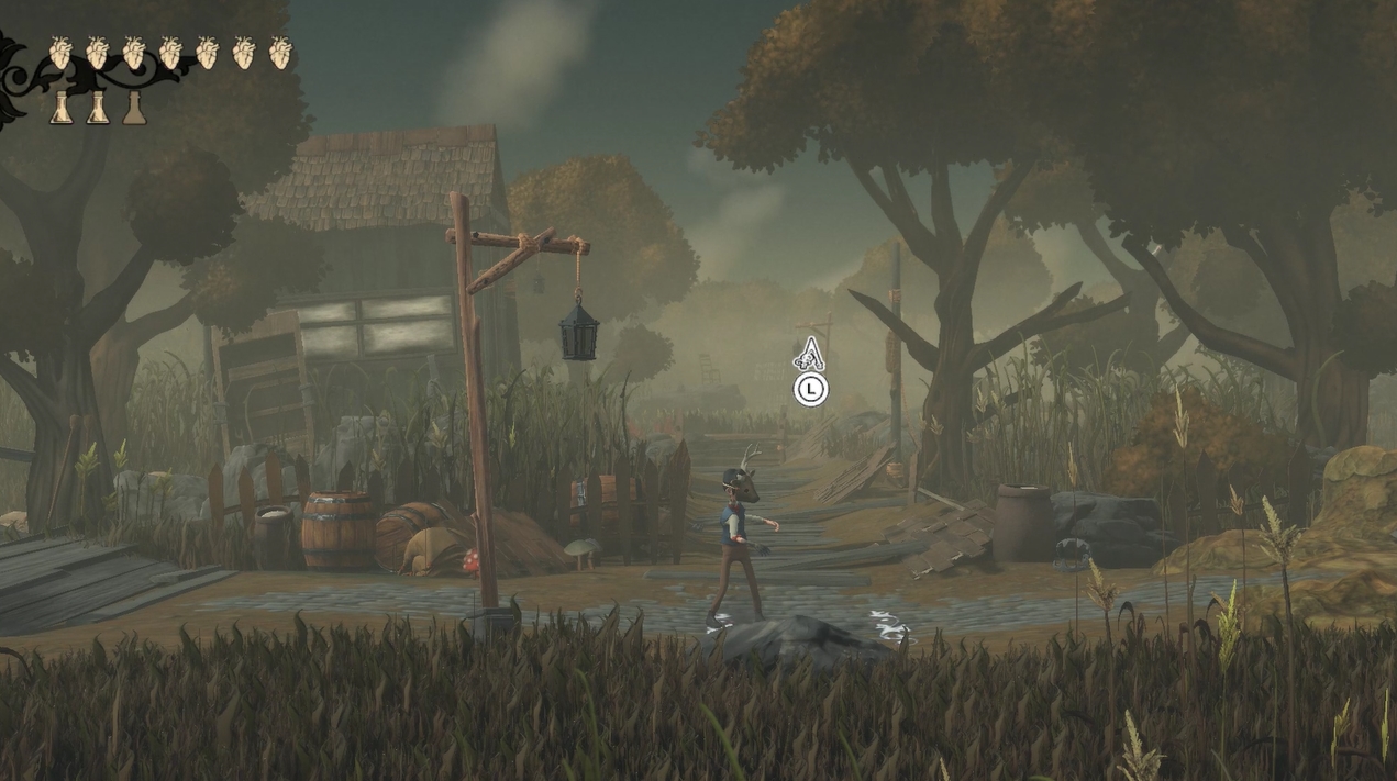 マップ内では奥側や手前側に進む道が存在する。ロード挟まずに一瞬で移動するためすぐに探索を再開できる