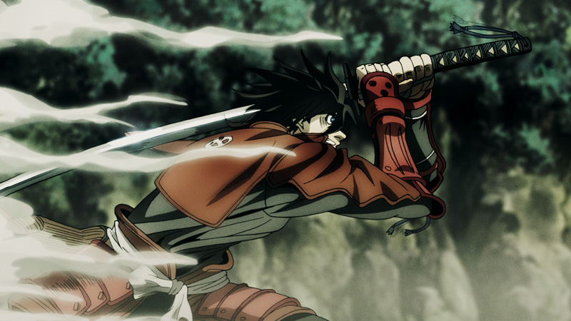 画像はアニメ「DRIFTERS」より