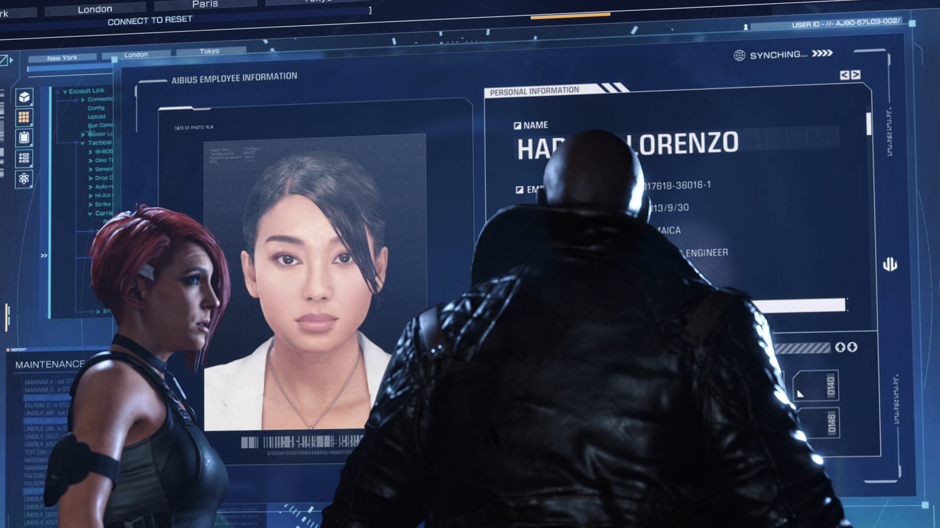 新たな登場人物「春香」。チーフ（ロレンツォ）の妹で、研究員としてAIBIUS社に勤めていた。3年前にビキトア島で発生した事故に巻き込まれ死亡している。ロストデータを集め、物語の様々な謎を解き明かそう