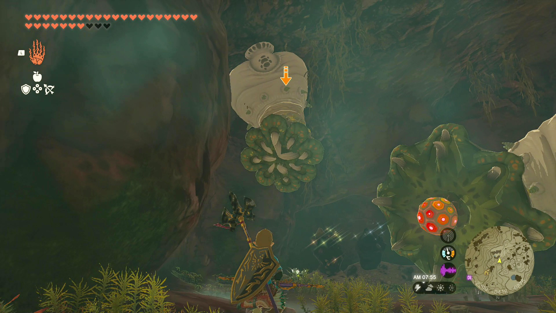 奪われた装備は、倒せば取り戻せる。過去に食ったと思われる装備が宝箱として出てくるのが生々しい