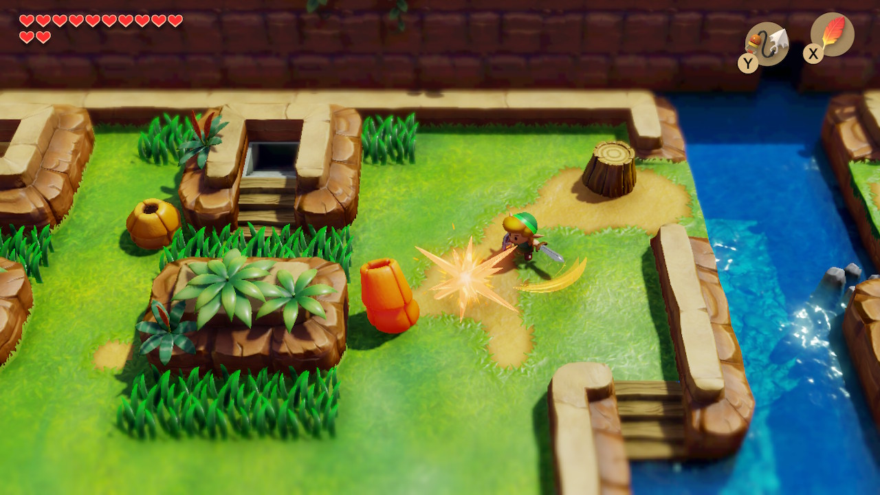 こちらは「ゼルダの伝説 夢をみる島」。同名のゲームボーイタイトルのリメイク版で、あの切ない物語を新たなグラフィクスで体験できる