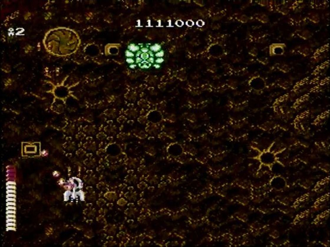 「HECTOR」の文字パネルを1個出現させるごとに1万点、すべての文字を集めると100万点ボーナス。出現地点は比較的発見しやすいが、敵の攻撃をかわしつつ出すのはなかなかタイヘン