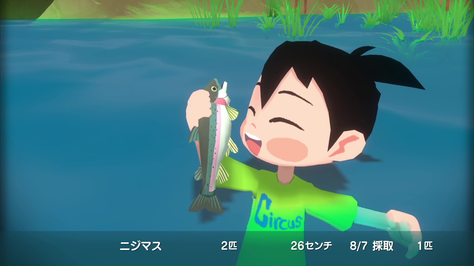 釣った魚は今日子さんに渡すと、晩ご飯のおかずにしてくれることも