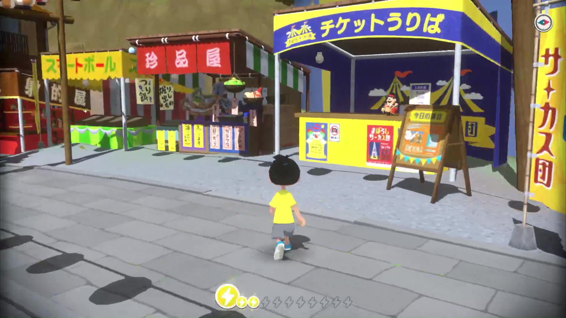 サーカス解禁と同時に屋台がオープンする