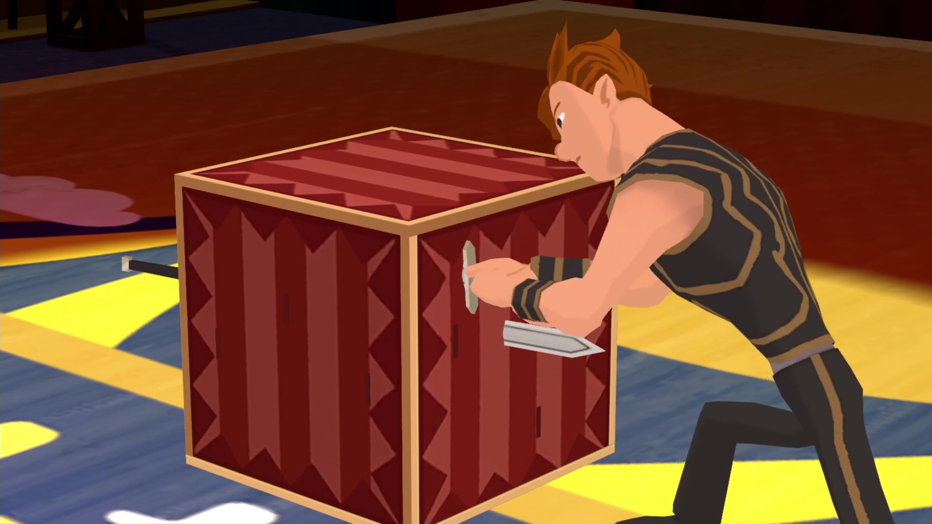 新しい機材による演目は、お客さんからの満足度が高い