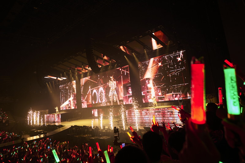 やっぱり熱い1曲「Winning The Souls」はライバル関係の天海由梨奈さん(ミスターシービー役)と藤原夏海さん(カツラギエース役)が熱唱