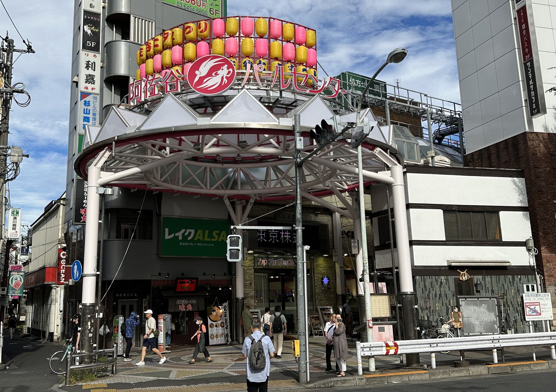 阿佐ヶ谷駅を出てすぐのところにある阿佐谷パールセンター