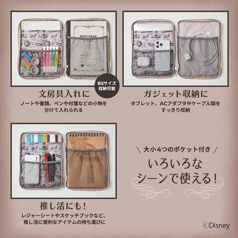 DOUBLELOOP Disney 100 ディズニー ポーチ 蒸気船ウィリー Amazon.co.jp: Disney100 蒸気船ウィリー マルチに使えるポーチ