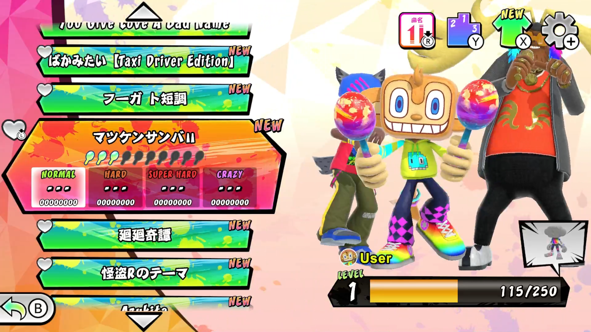 ヒップホップ、ゲーム楽曲、アニメーションソング、ボーカロイド等々……テンションが上がる曲という共通点でオールジャンルの曲を音ゲーとして楽しめそうだ