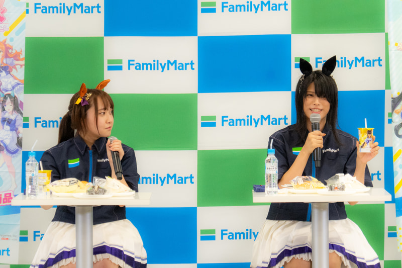 しっかりとした食レポを披露する真野さんと春川さん