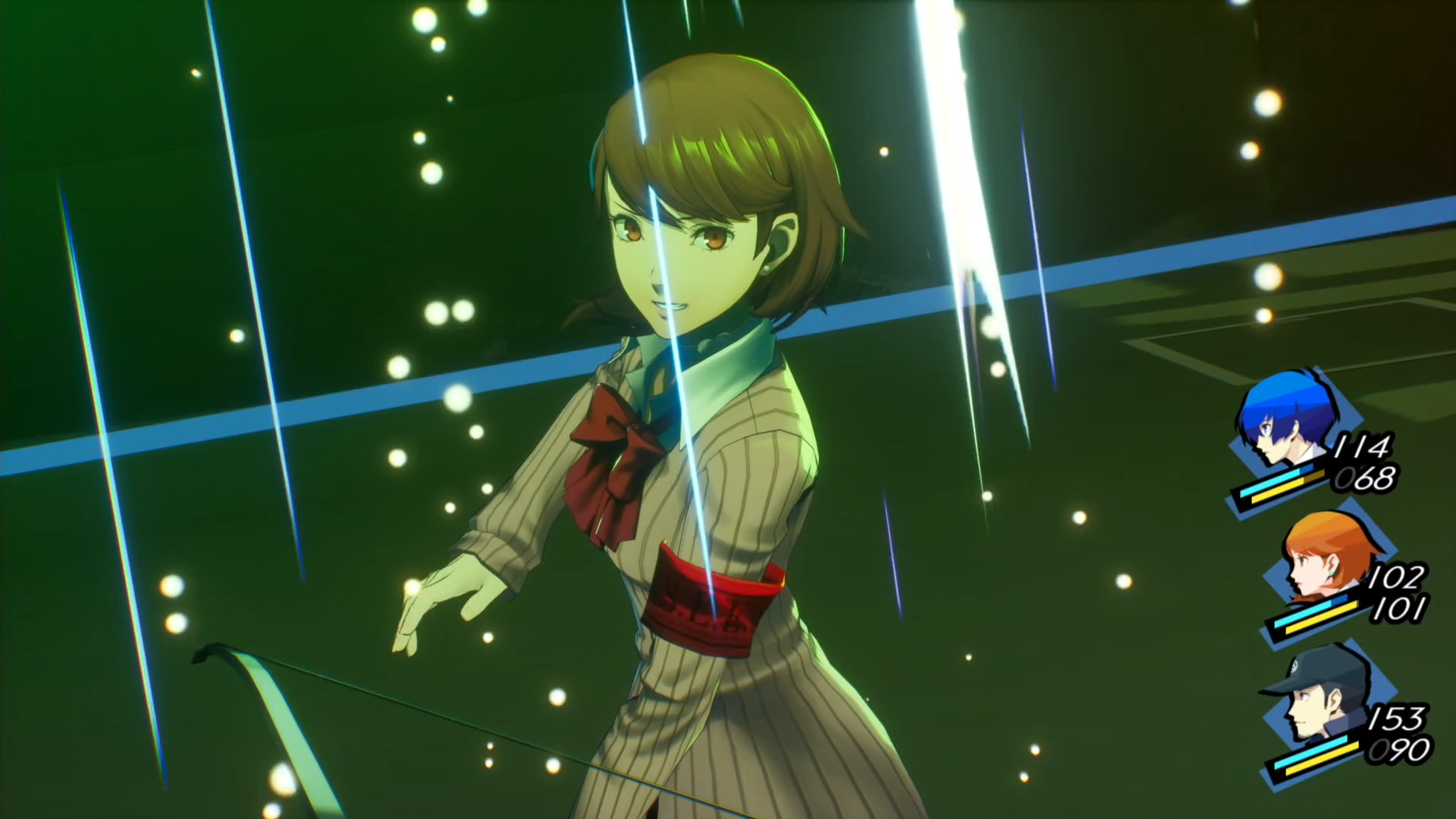 演出も「P5」のようなハイタッチをする感じも良かったが、今作の直感的に意思が伝わってチームワークが取れてるような感じもスタイリッシュだ……！