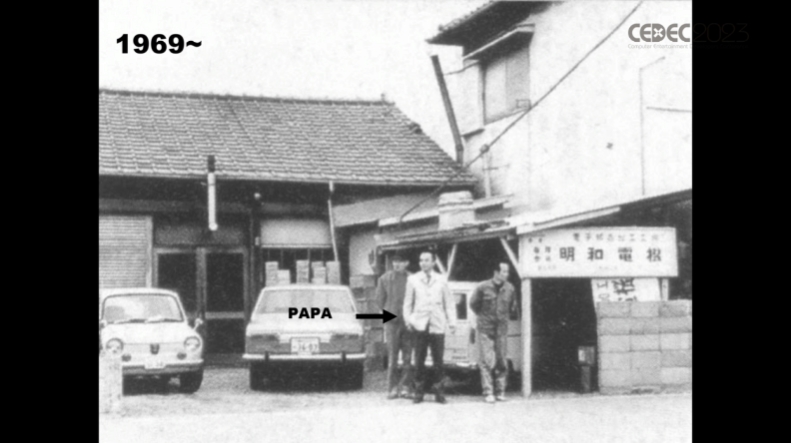 1969年ころに明和電機を創業した