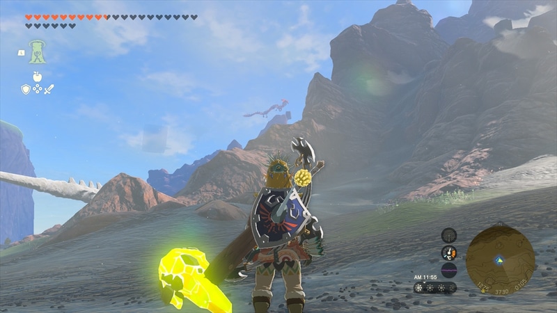 祠にワープして観測したら、近くの鳥望台からジャンプしよう