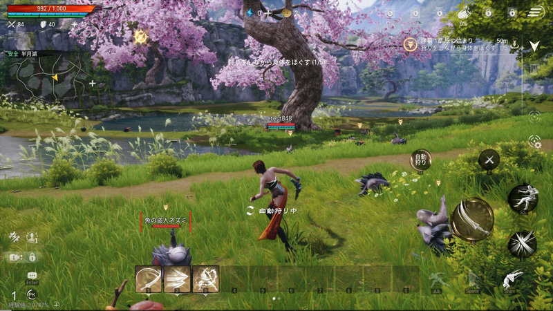 もちろん「自動狩り機能」も搭載しており、片手間でプレイしているときや端末の前にいないときにも育成が可能。忙しい現代プレーヤーにもぴったりだ