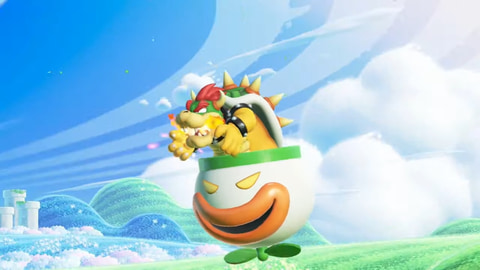 マリオキャラクター30体➕ゴール➕クッパ城 クッパと城が合体!? 「スーパーマリオブラザーズ ワンダー」新映像が