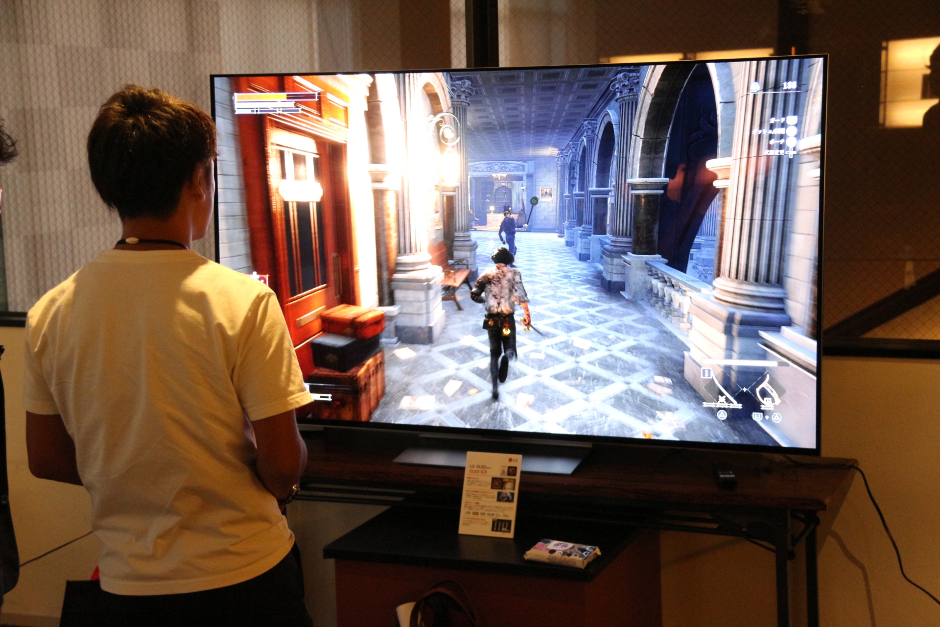 「LG OLED evo G3」に映し出された「Lies of P」