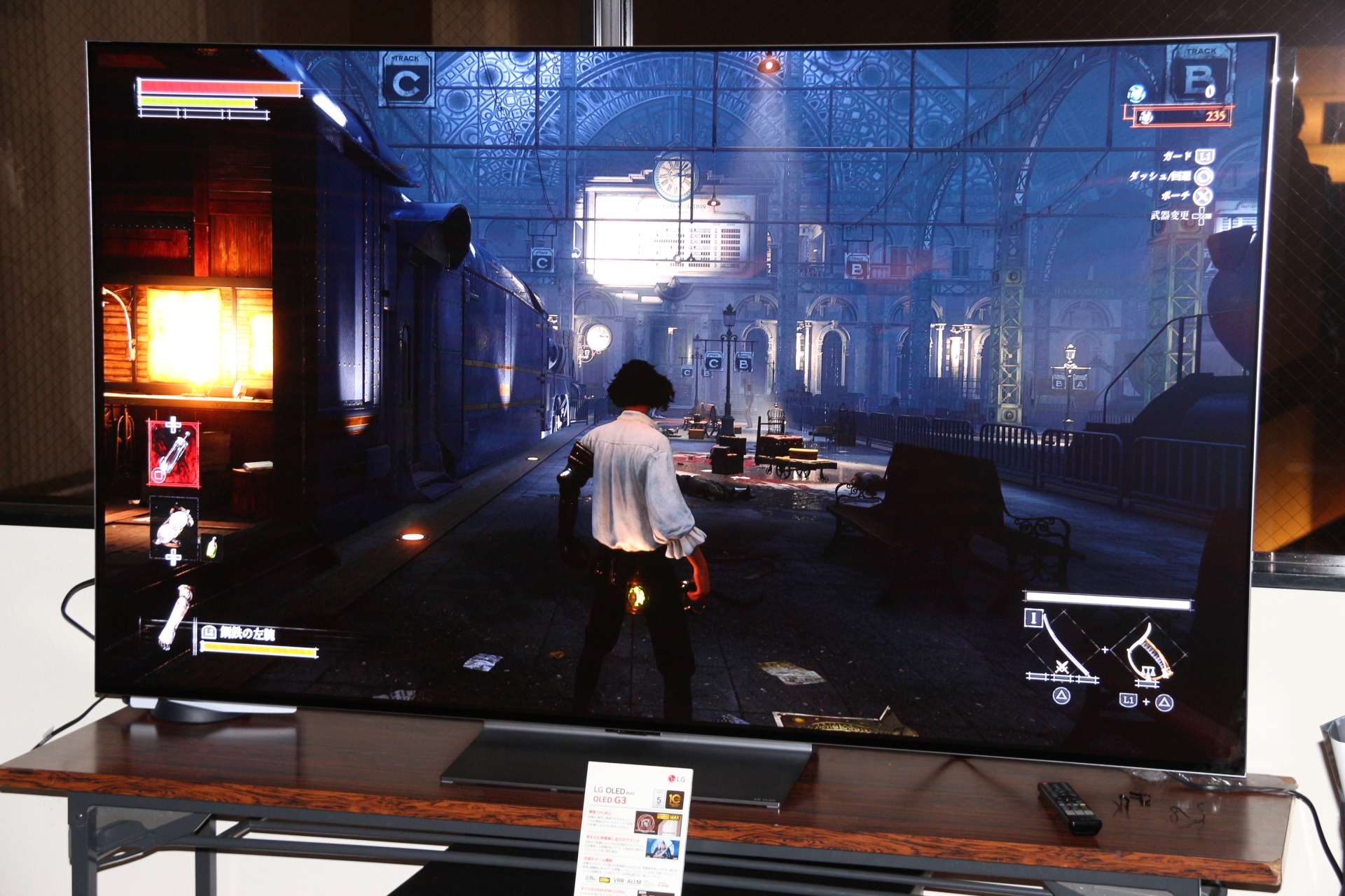 「LG OLED evo G3」に映し出された「Lies of P」