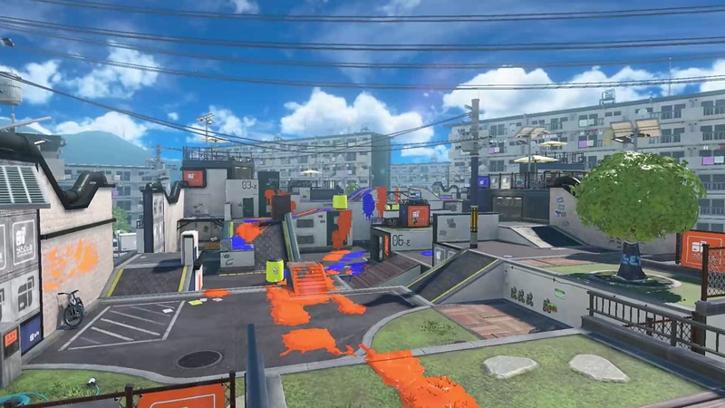 初代「スプラ」に登場していた「ヒラメが丘団地」も再登場