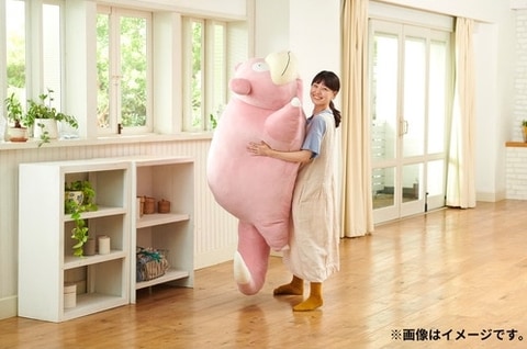 全長150cm「ぬいぐるみ 等身大ヤドン」、本日9月8日10時より受注