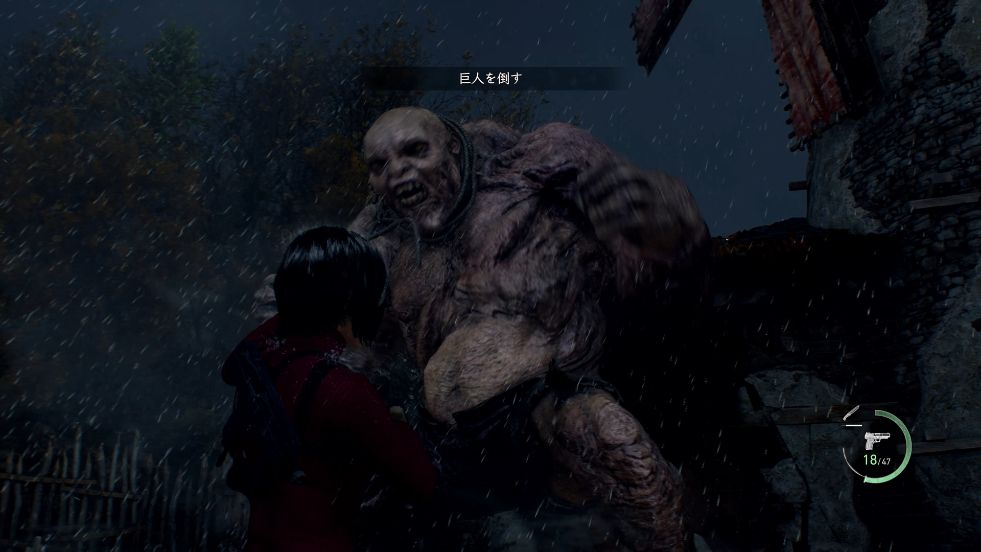 ボス戦などでもフックショットが活躍。高さを使った派手な演出も登場する