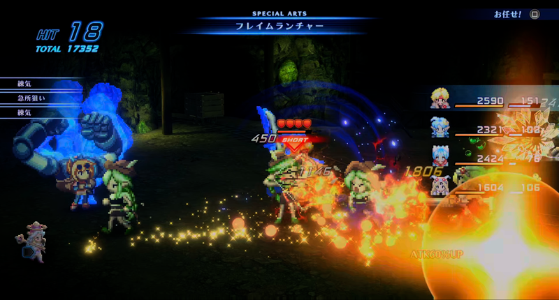 バトルシステムは縦横無尽にフィールドを駆け巡りながら味方との連携で爽快な連続攻撃ができる点をしっかり継承しつつ、新要素として控えの味方がサポート攻撃してくれる「アサルトアクション」などが追加された。オリジナルの良さを潰さないように新しい要素を加えるのは至難の業だろう