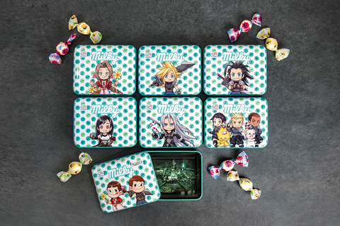 FFVII EVER CRISIS」と不二家がコラボ！ 限定デザインのミルキー缶や