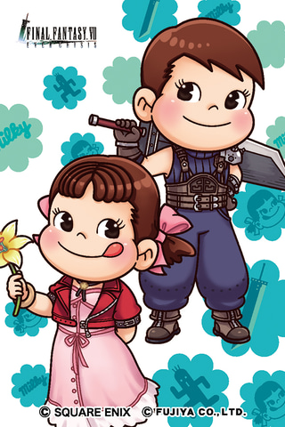 FFVII EVER CRISIS」と不二家がコラボ！ 限定デザインのミルキー缶や