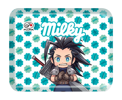 FFVII EVER CRISIS」と不二家がコラボ！ 限定デザインのミルキー缶や