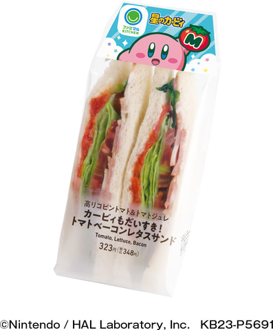 星のカービィ ファミマコラボサンドイッチ パッケージ・開封後即洗浄 ファミリーマートにて「星のカービィ」コラボキャンペーンが9月