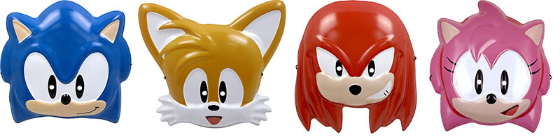 「ソニックスーパースターズ」を体験した人は、先着でキャラお面がもらえる